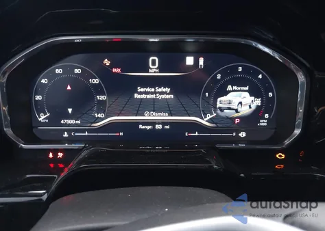 2022 GMC Sierra 1500 4Wd Short Box Elevation from USA, damaged, VIN 1GTUUCED7NZ560975